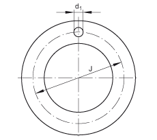 推力墊圈 EGW42-E40-B, 推力墊圈，免維護，帶銅襯